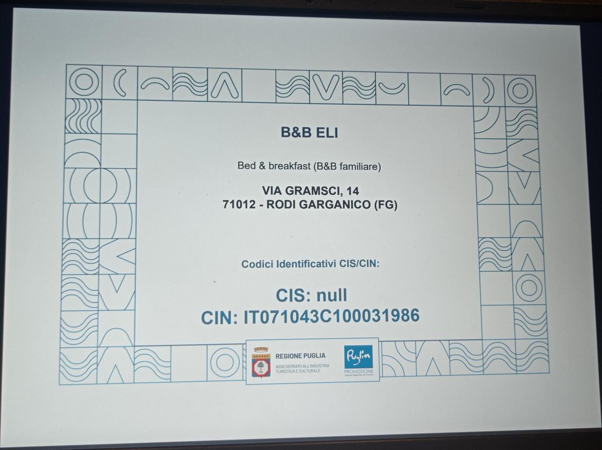 B&B Eli โรดิการ์กานิโก ภายนอก รูปภาพ